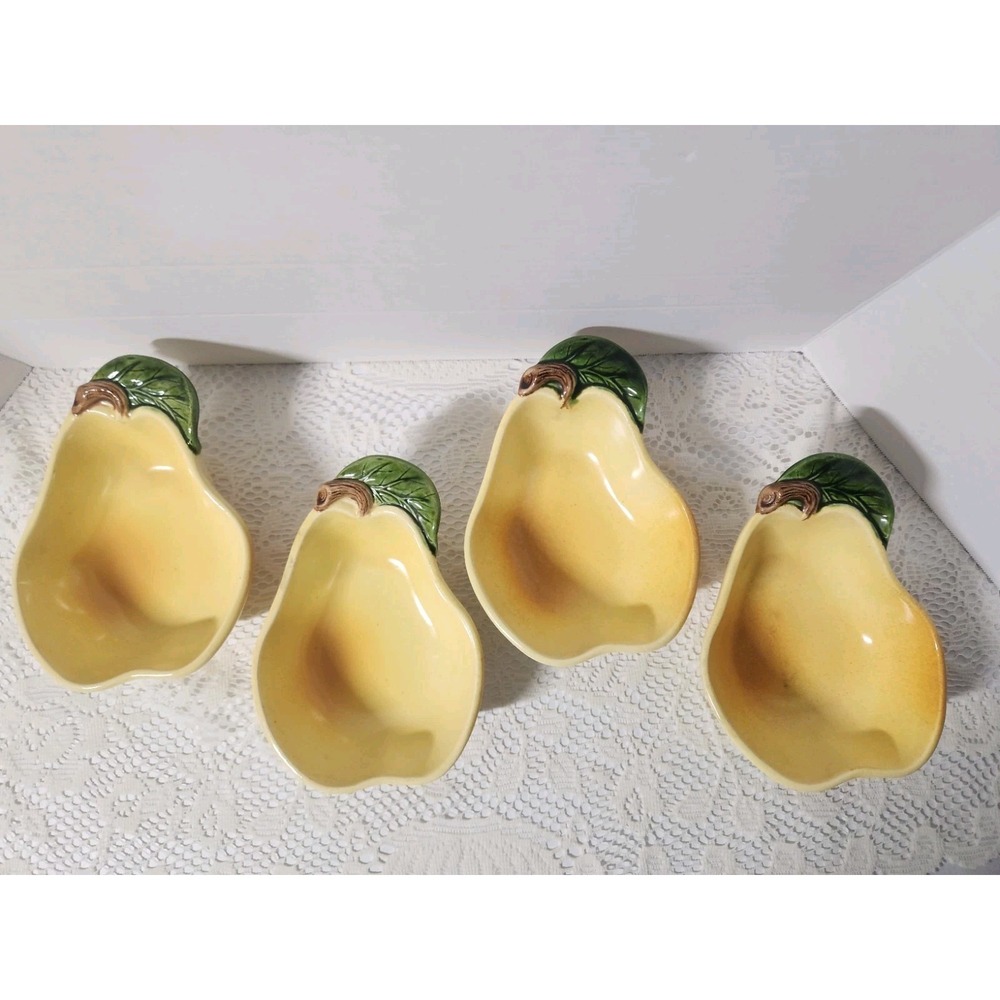 Poppytrail Set‎ Of 4 Pear Serving Dishes Made In California